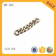 MB581 Chaîne métallique décorative dorée à la mode pour accessoires de sacs